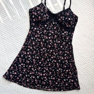 No Boundaries Floral Slip Dress